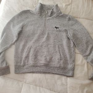 V.S Pink 3/4 zip sweatshirt